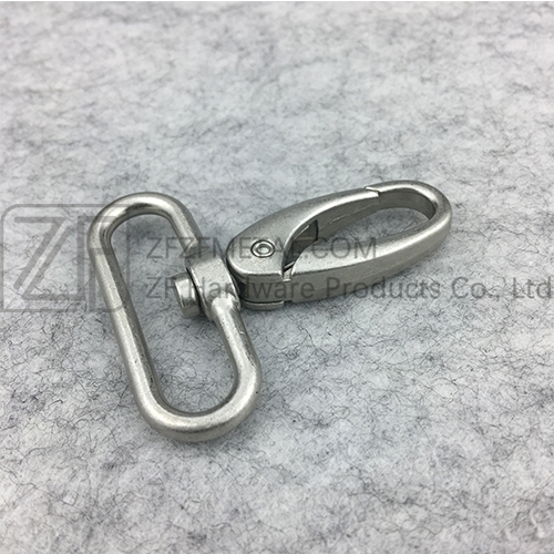 Zinc Alloy Dull Nickel Clip Snap Hook