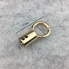 Metal Cord Cap End Stopper Snap O Ring