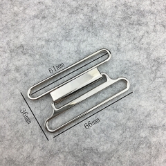 Garment Accessories Metal Folding Slider Adjuster Buckle