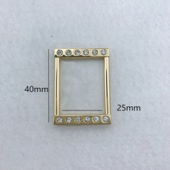 25*40mm Fashion Handbag Ring Buckle