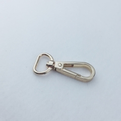 15mm Light Gold Spring Snap Hook