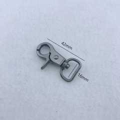16*42mm Gun Metal Snap Hook