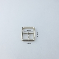 28mm Light Gold Metal Pin Buckle for Bag Accessories/Belt/Shoe