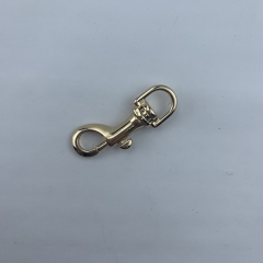 11mm Fashion style Light Gold Metal Dog Spring Buckle Snap Hook