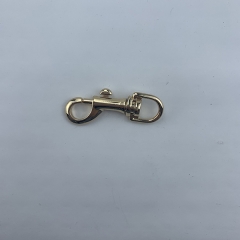 11mm Fashion style Light Gold Metal Dog Spring Buckle Snap Hook