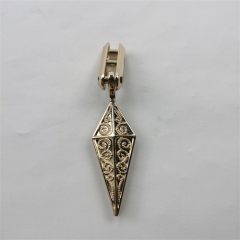 48mm Diamond pattern Light Gold Clip