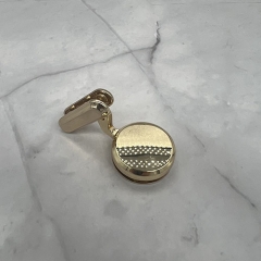 Golden Smooth Round Shape Edge Clip