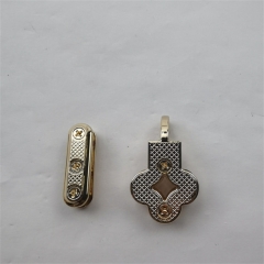 Golden Flower Edge Clips