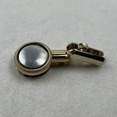 Classic Knurled Round Shape Edge Clip