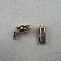 Golden Pearl-imbled Round Shape Edge clip