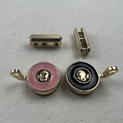 Colorful Epoxy Rabbit-Decorated Round Shape Edge Clip